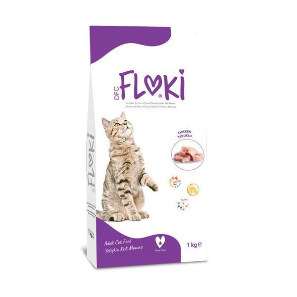 Floki Yetişkin Kedi Maması Tavuklu 1 Kg - Image 1