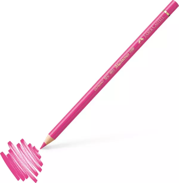 Faber-Castell Polychromos Kuru Boya Kalemi  Rose Madd / 128 - Image 1