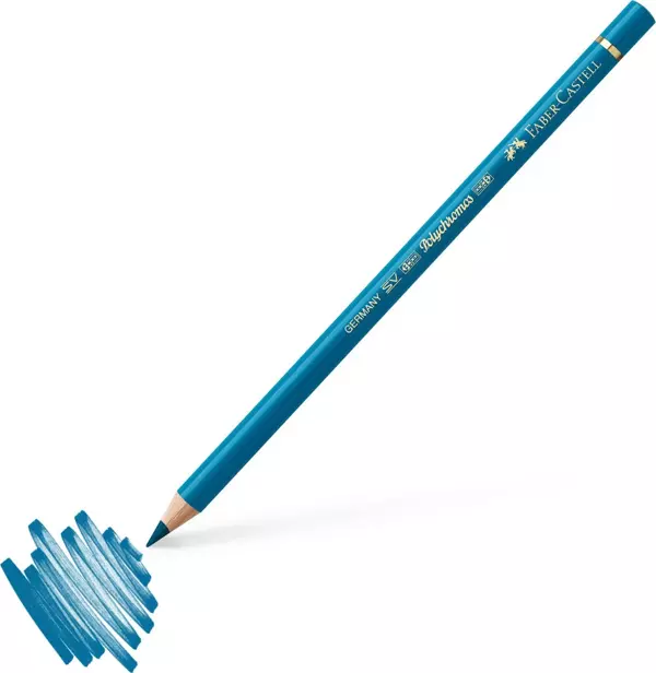 Faber-Castell Polychromos Kuru Boya Kalemi Cobalt Turquoise / 153 - Image 1