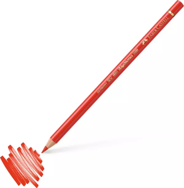 Faber-Castell Polychromos Kuru Boya Kalemi Light Cadmium Red / 117 - Image 1