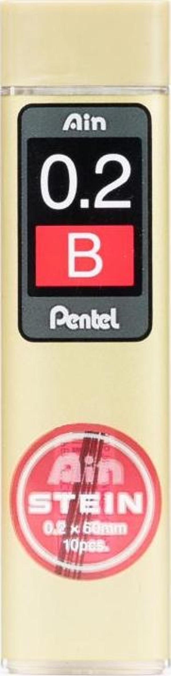 Pentel Ain Stein 0.2 mm B 10'lu Min (Uç) - Image 1