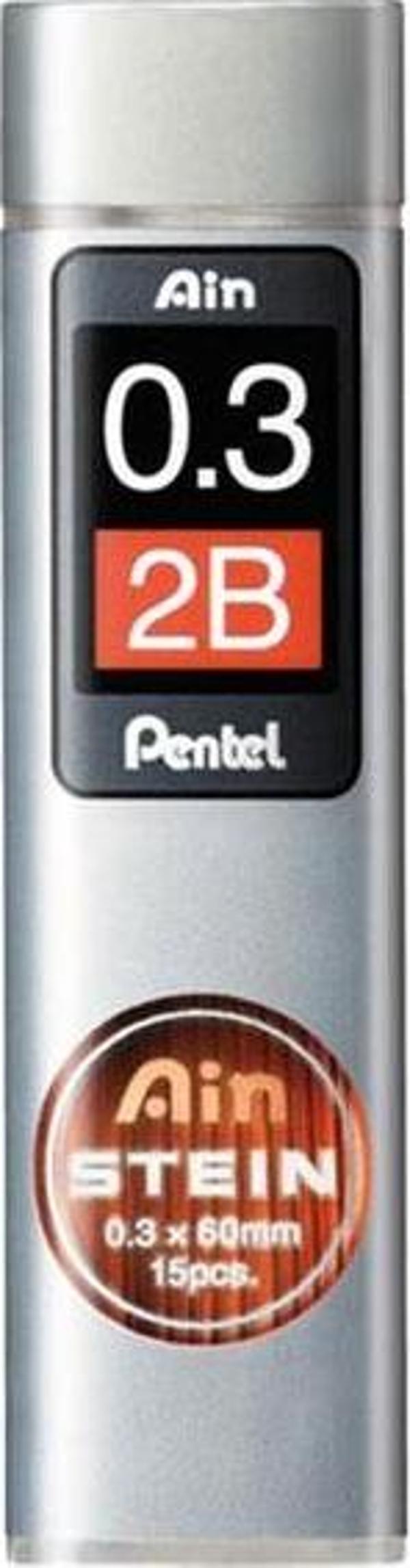 Pentel Ain Stein 0.3 mm 2B 15'li Min (Uç) - Image 1