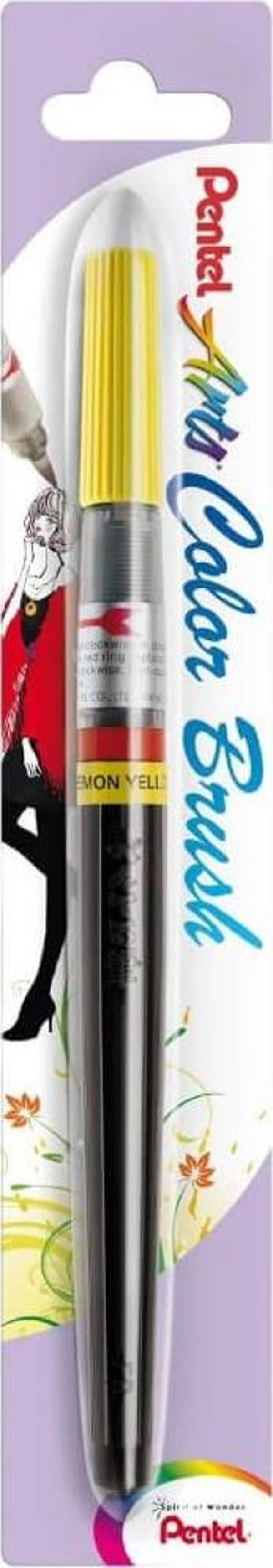 Pentel Arts Colour Brush Fırça Uçlu Boya Kalemi - Sarı XGFL-105X - Image 1