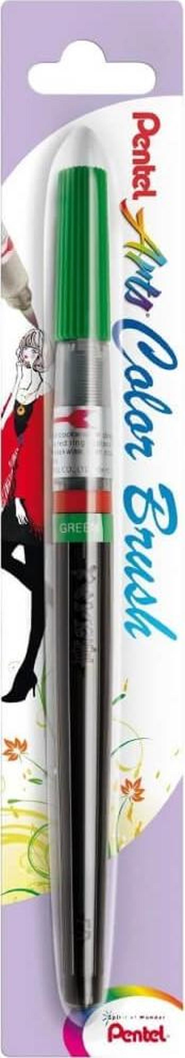 Pentel Arts Colour Brush Fırça Uçlu Boya Kalemi - Yeşil XGFL-104X - Image 1