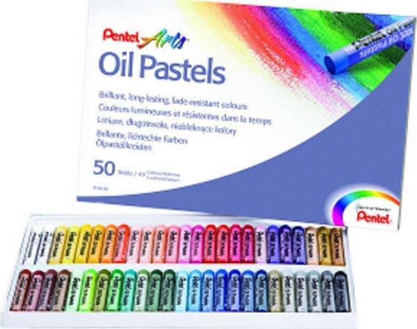 Pentel Arts Yağlı Pastel Boya - 50 Renk / YPHN50 - Image 1