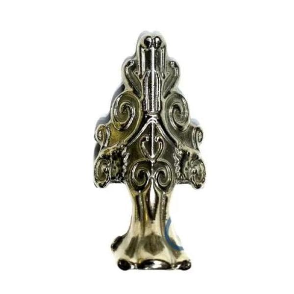Lükens Sandık Ayağı, Kutu Ayak 4 Cm - Nikel, 50 Adet - Image 1