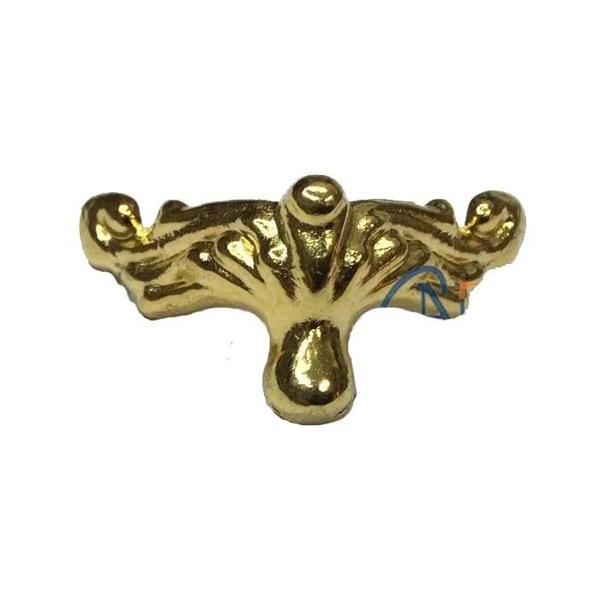Köşe Etekli Sandık Ayağı, Kutu Ayak 1,5 Cm - Sarı - Image 1