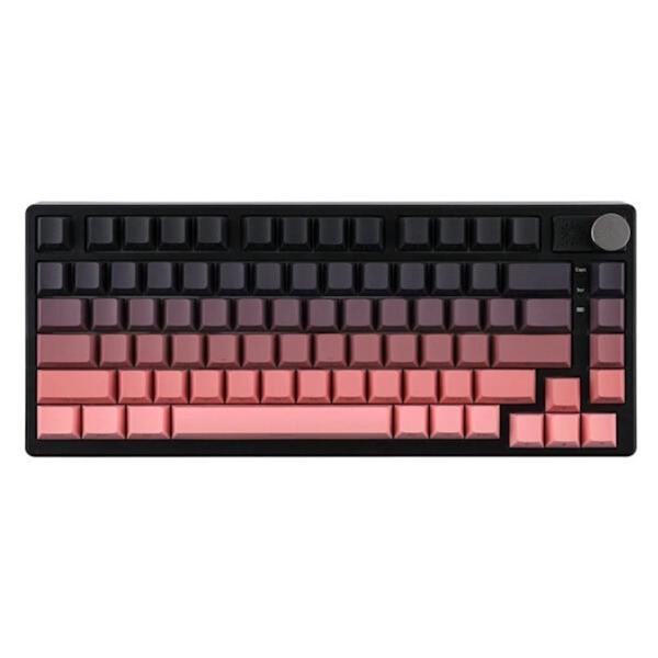 EPOMAKER HE75 Tri Mechanical Black Pink Flamingo Switch RGB Kablosuz Hotswap Mekanik Gaming Klavye - Image 1