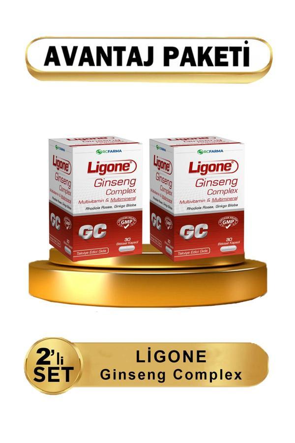 Ligone Ginseng Complex 30 Bitkisel Kapsül 2li ( Avantajlı Paket ) - Image 1