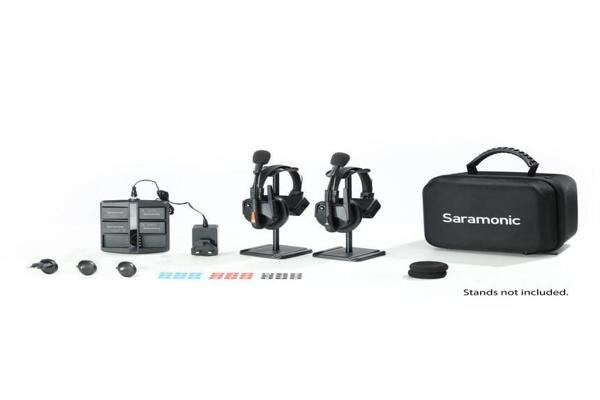 WiTalk9-2S Gelişmiş 2 Kişilik Tam Dubleks 1.9GHz Kablosuz Tek Kulaklı Kulaklıkli İnterkom Sistemi - Image 1