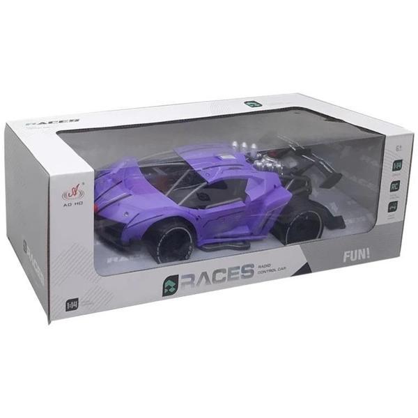 Races Uzaktan Kumandalı Araba Mor 1:14 (Şarjlı) - Image 1