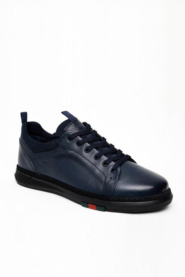  Erkek Lacivert Sneaker Casual Ayakkabı - Image 1