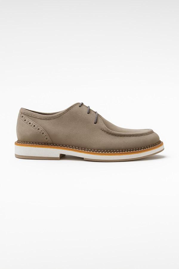  Erkek Vizon Süet Smart Casual Ayakkabı - Image 1