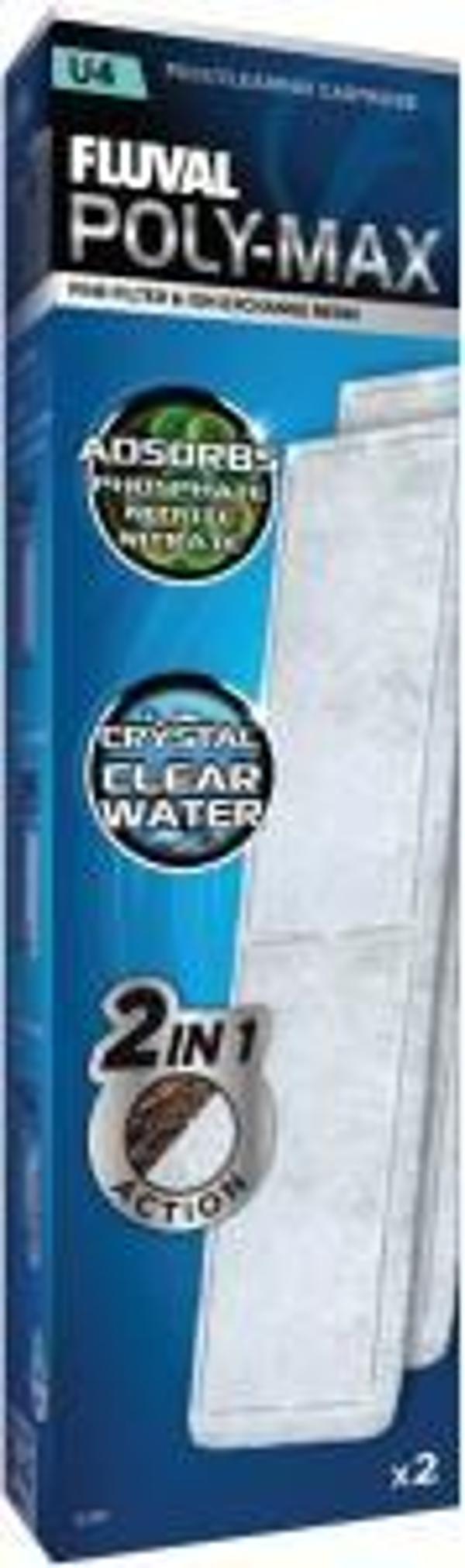 FLUVAL POLY/CARBON KARTUŞ U4 FİLTRE (2Lİ) - Image 1