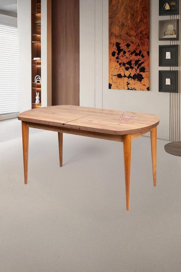 Kelebek Gizli Kaşıklıklı Açılır Mdf Masa Mutfak,Salon,Yemek Odası Masası - Image 1