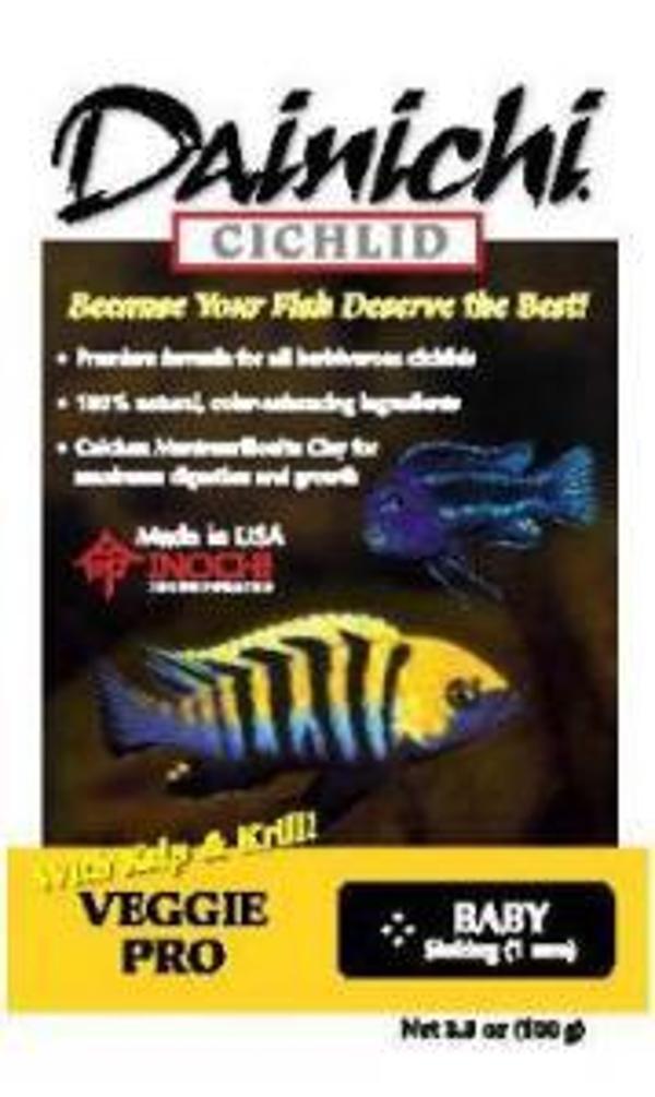 Dainichi Cichlid Veggie Pro 100gr (1mm) Orj.Amb. - Image 1