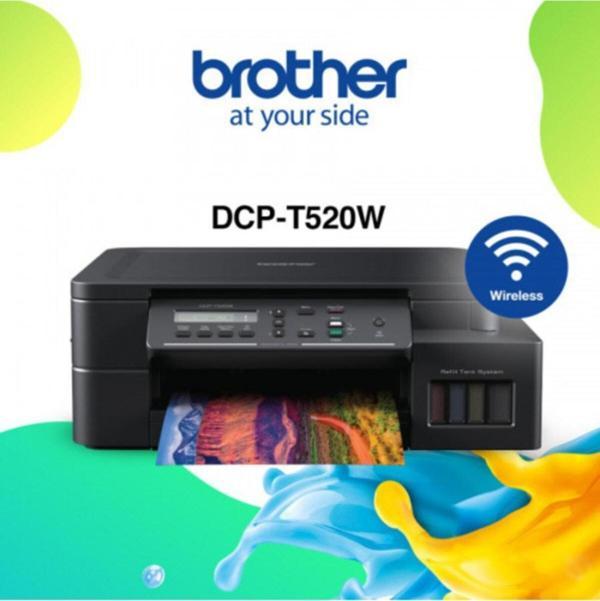 Brother Renkli Mürekkep Tanklı Yazıcı, Tarayıcı, Fotokopi, Wifi Dcp-t520w - Image 1