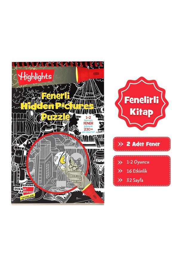 Dikkat Atölyesi Fenerli Kitap Hidden Pictures Puzzles - Dikkat Atölyesi Yayınları - Image 1