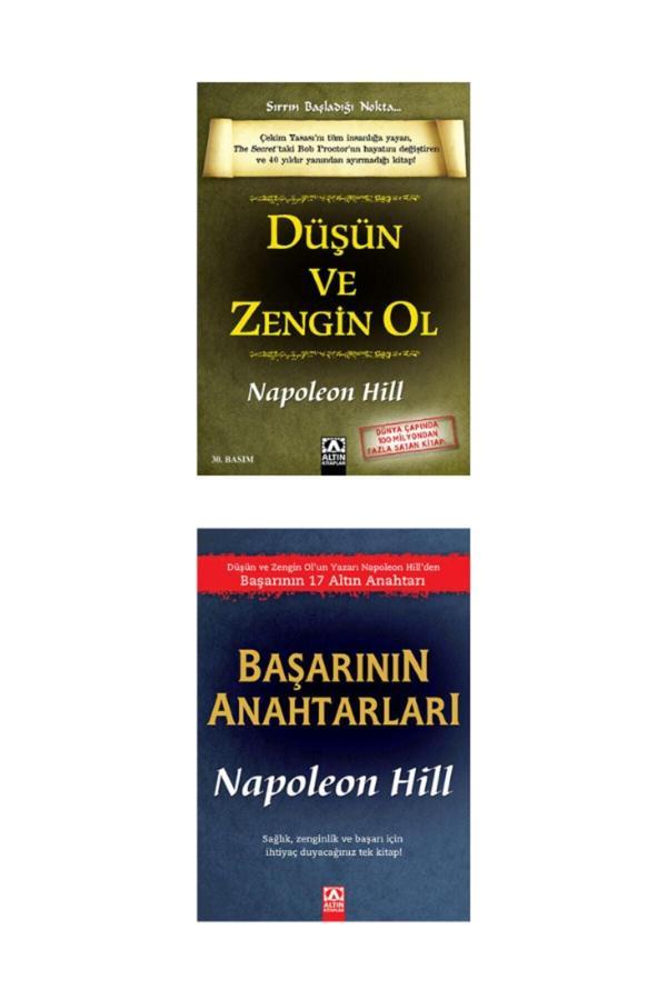 Altın Kitaplar Düşün Ve Zengin Ol, Başarının Anahtarları | 2 Kitap Set | Napoleon Hill - Altın Kitaplar - Image 1