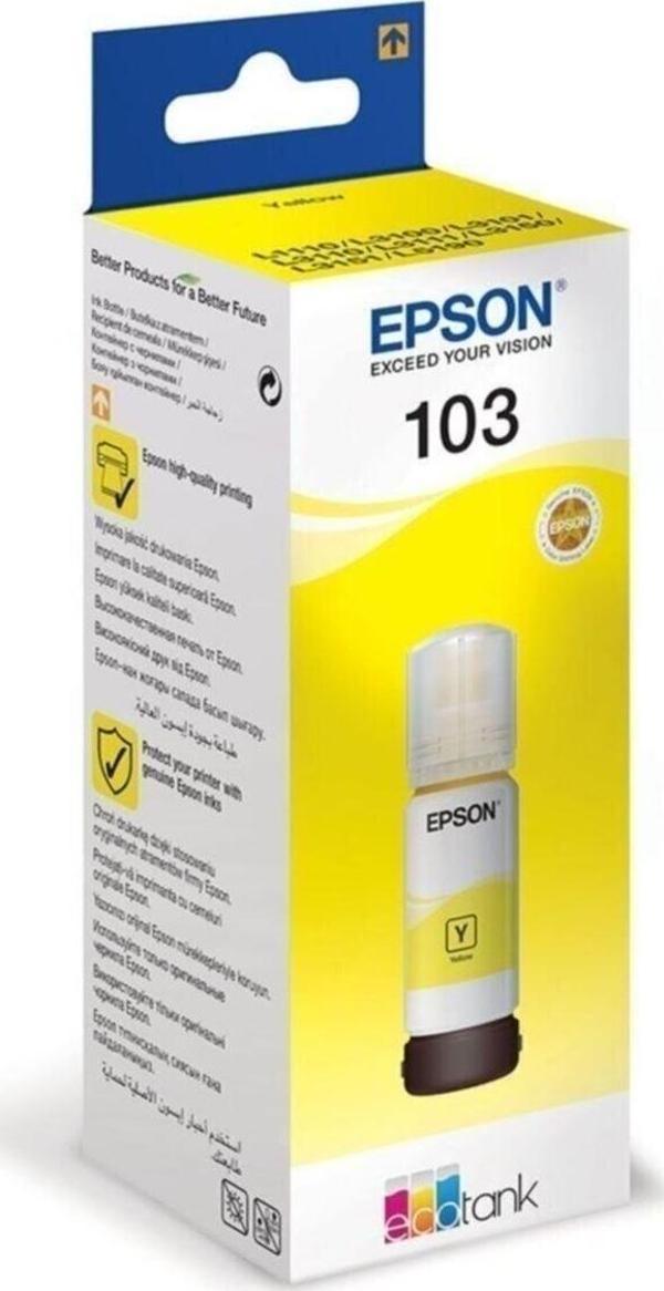 EPSON 103-c13t00s44a Sarı Orjinal Mürekkep - Image 1
