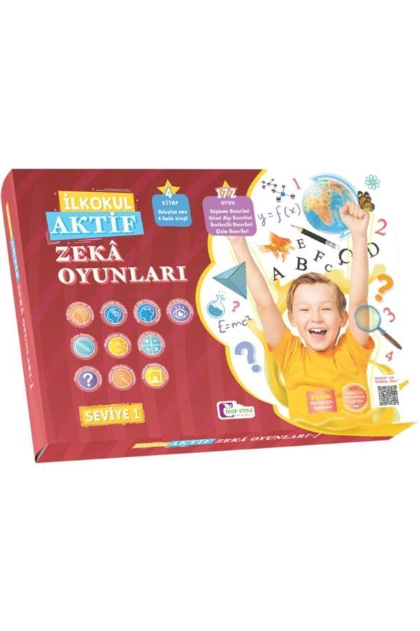 İlkokul Aktif Zeka Oyunları 1 Mor Elma Yayıncılık(Koruma Poşetli) - Mor Elma Yayıncılık - Image 1