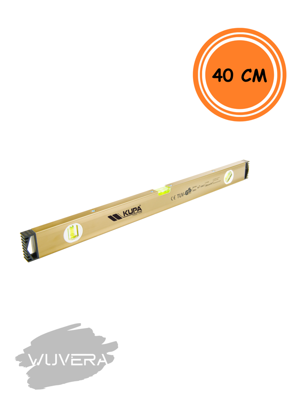 Wuvera 40 cm Mıknatıslı Su Terazisi – Manyetik Gövde ve Yüksek Hassasiyetli Ölçüm - Image 1