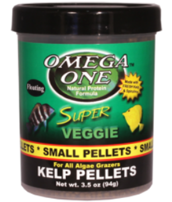 Omega One Super Veggie Kelp Small Pellets 490ml / 184gr - Image 1