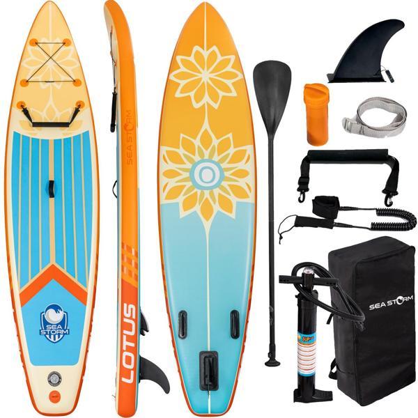 Sup Şişme Sörf Tahtası Stand Up Paddle Board 360*81*15 Cm Model.y-3 Lotus2 - Image 1