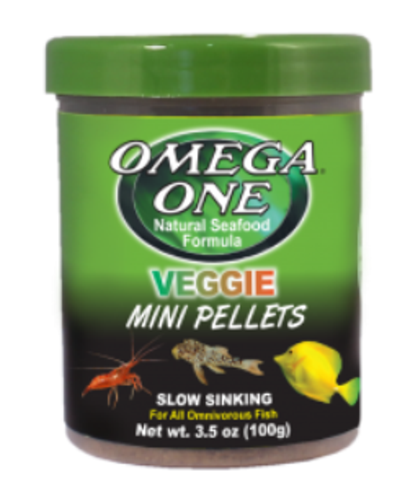 Omega One Veggie Mini Pellets 270ml / 100gr. - Image 1