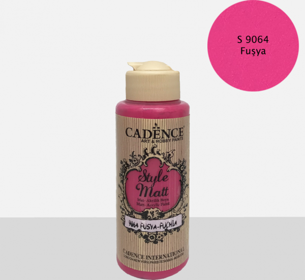 CADENCE  S9064 Fuşya Mat Akrilik Boya - Image 1