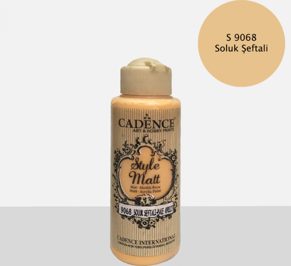 CADENCE  S9068 Soluk Şeftali Mat Akrilik Boya - Image 1
