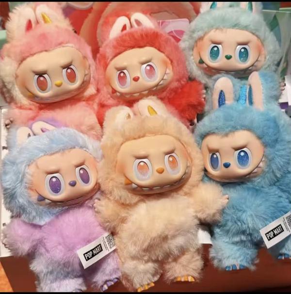 Pop Mart Monster Toys Labubu Canavar Elfler 17 Cm Peluş Oyuncak Anime Figür - Image 1
