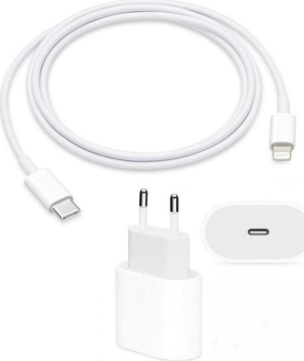 Robeve Apple iPhone Tüm Serilerle Uyumlu Hızlı Şarj Aleti Kablo Adaptör Set Iphone 11 / 12 / 13 / Pr - Image 1