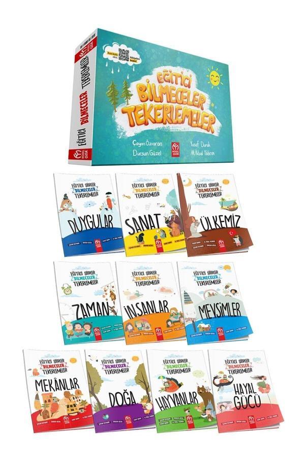 1.Sınıf Eğitici Bilmeceler Tekerlemeler Hikaye Serisi (10 Kitap) - Model Eğitim Yayınları - Image 1