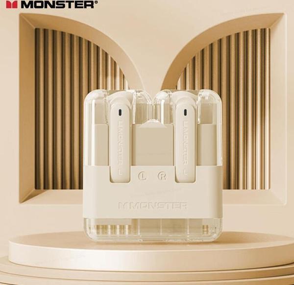 Monster Airmars XKT12 Gaming Bluetooth Kulaklık Bej - Image 1