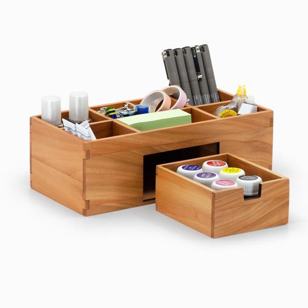 Woodsaka 7 Bölmeli - Çekmeceli Organizer - Image 1