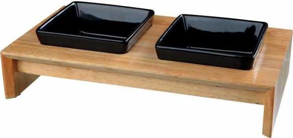 Trixie Mama Su Kabı Seti 2x0,2Lt 28x5x15cm Ahşap - Image 1