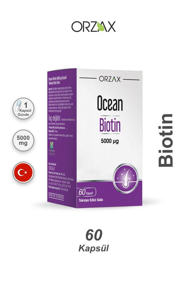 Ocean Biotin 5000 Mcg 60 Kapsül - Image 1