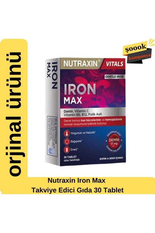 Nutraxin Iron Max 30 Tablet - Image 1