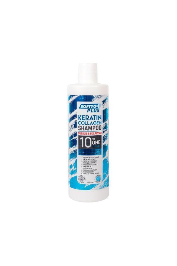 Softto Plus Keratin  Colagen Tuzsuz Şampuan 400 Ml - Image 1