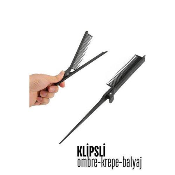Klipsli Krepe Ombre Balyaj Tarağı Solingen - Image 1