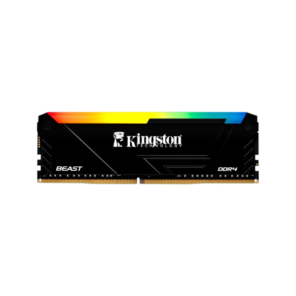 KINGSTON Beast, KF436C18BB2A/16TR, 16Gb, 3600Mhz,   DDR4, CL18, RGB, Desktop Gaming RAM (Soğutuculu) - Image 1