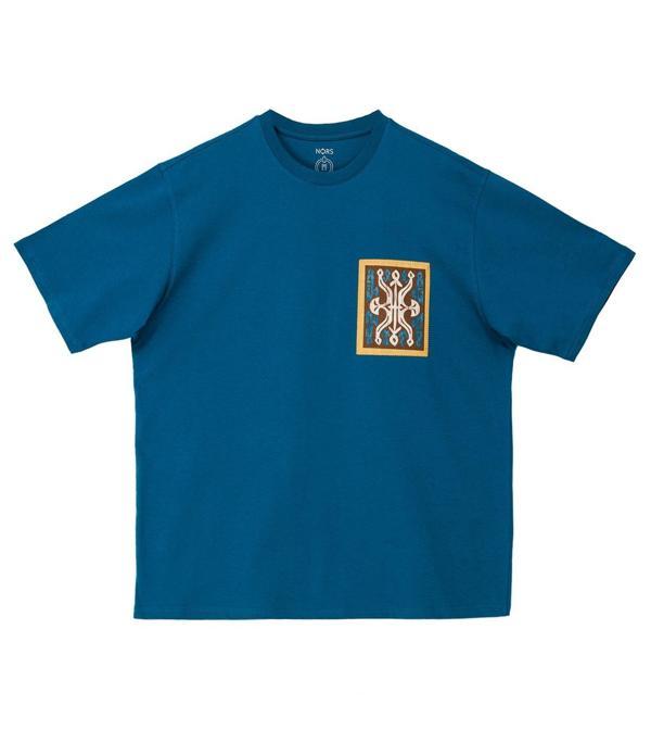 Ancient Tribes Oversize Tshirt - Petrol - Image 1