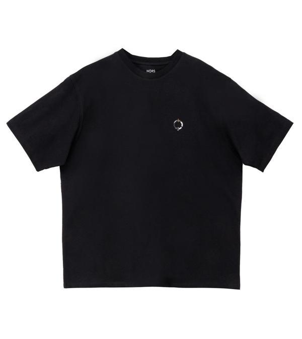 Phoenix Rising Oversize Tshirt - Siyah - Image 1