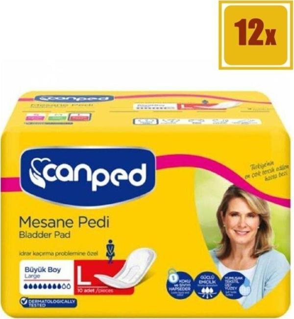 Canped Mesane Pedi Büyük 10 Adet 12'li Set - Image 1