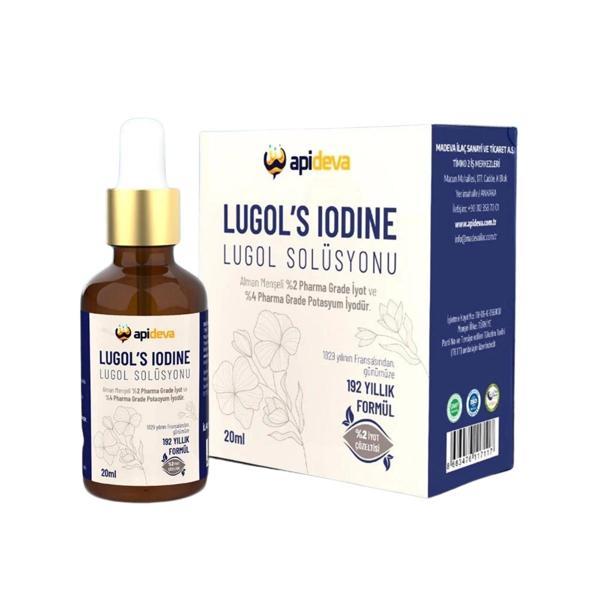 Lugol Solüsyonu %2 (İyot) 20 Ml Gimdes Sertifikalı - Image 1