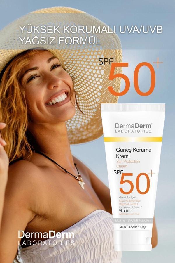 Dermaderm Günes Koruma Kremi Spf 50+ Faktör 100 Ml - Image 1