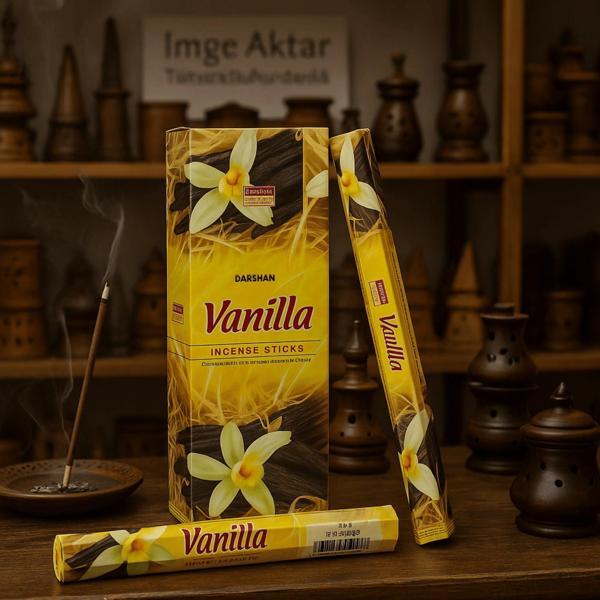 Darshan Incense Vanilla 20'li Çubuk Tütsü  - Image 1