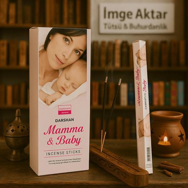 Darshan İncense Mamma&Baby 20'li Çubuk Tütsü  - Image 1