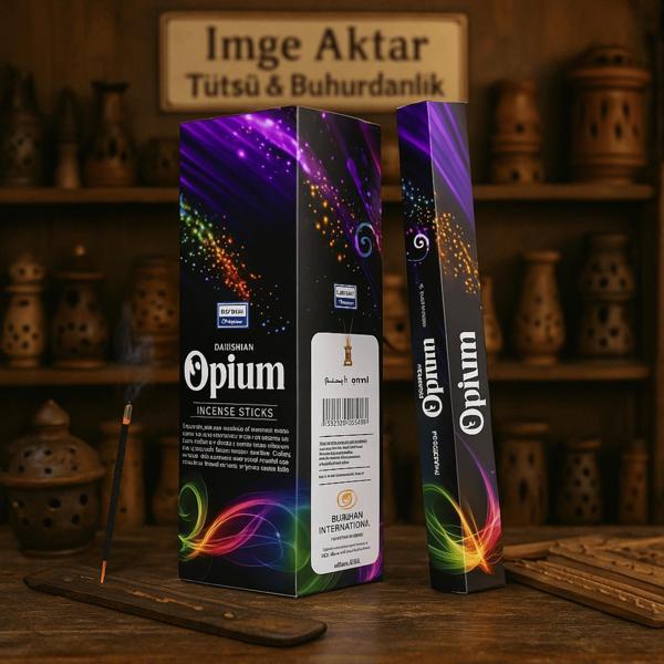 Darshan İncense Opium 20'li Çubuk Tütsü  - Image 1
